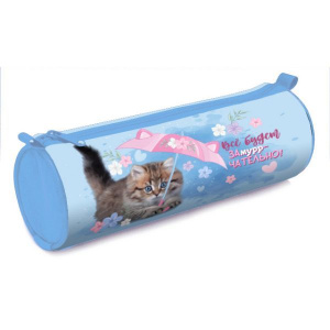 Пенал-тубус (210*70*70) молния, ткань "Замурчательный"