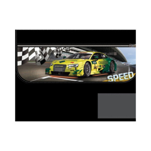 Папка для труда А4 1 отд. липучка, с ручками Желтая машина