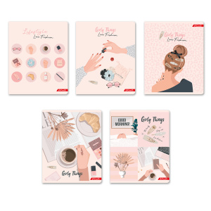 Тетрадь А5  96л кл. Светоч "Модница" твин.лак.