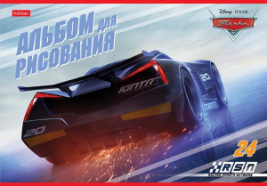 Альбом А4 24л скоба "DISNEY. Тачки"  пл. 100 гр/м