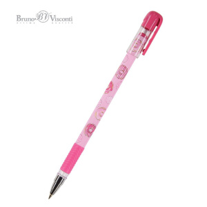 Ручка шар. BV "MagicWrite. Сладкое настроение. Пончики", 0,5мм, синяя