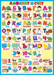 Плакат 50*70см "Алфавит"