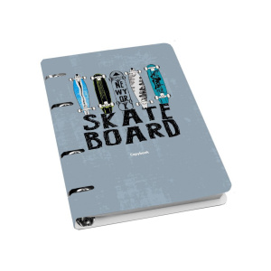 Тетрадь А5 100л кл. на кольцах Канц-Эксмо "Cute & Funny. Дизайн 14" глянц.лам., микротекстур.