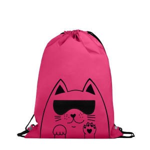 Мешок для обуви 1 отд, 360*480 "Кот"