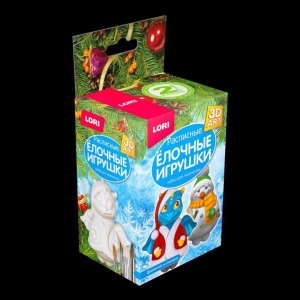 Роспись игрушки "Дракончик и снеговик" 5+