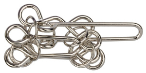 Головоломка металлическая 1 шт "Лестница" 12 элемент.