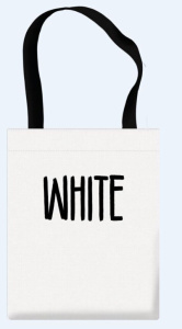 Сумка-шоппер 31*39см Пчёлка "Белый"