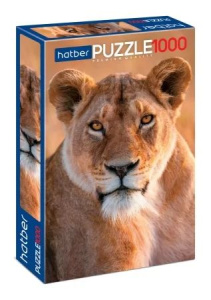 Пазлы 1000 элементов  480*680мм.  "Львица" Premium