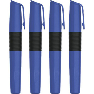 Маркер перманентный 4,0 мм круг. корп.,  синий