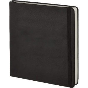 Скетчбук 150*150мм  24л., 300гр/м2, "ARTISTIC STUDIO. Black", мелкое зерно, тв.обл к/з