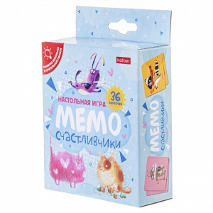 Игра Мемо "Счастливчики"  (36 карточек)