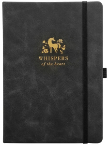 Ежедневник дат. 2026г А5 176л., кожзам,тв.пер. "Grace. Черный" тисн.фольгой, резинка, ляссе