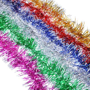 Мишура  9см*2м, ПВХ , 6 цветов