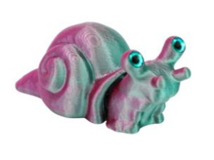 Игрушка 3D "Улитка Гэри" 7 см, цвет ассорти