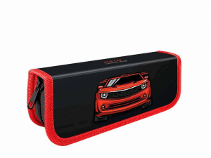 Пенал 1 отд. (190*65*30) молния, лам.картон "Красное авто"