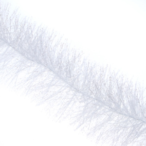 Мишура d=11см, 2м, ПВХ, белая