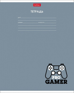 Тетрадь А5 12л лин. Hatber "Gamer", 5диз.в блоке, белизна 98%