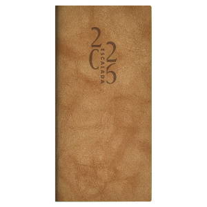 Еженедельник дат. 2026г (80*165мм) 64л., кожзам., мягк.пер. "Тиволи глосс бежевый"