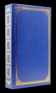 Фотоальбом 300 фото 10*15см Classique. Синий, пластик.стр.