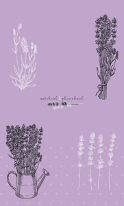 Алфавитная книга А6  48л "Лаванда" вырубка