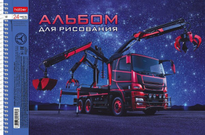 Альбом А4 24л гребень "Ассорти. Выпуск 2", перфорация на отрыв,  пл. 100 гр/м