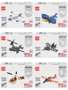 Конструктор пластм. Balody "Самолеты" ассорти