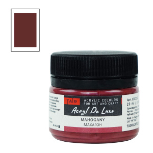 Краска акрил. "Акрил-Хобби" DeLux  20 мл, махагон