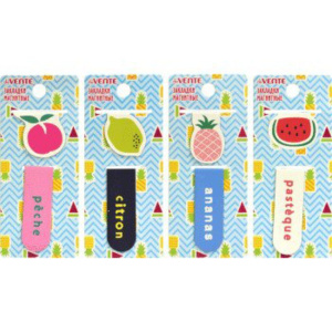 Набор закладок магнитных  2шт., Fruits, 20*30мм, 20*25мм