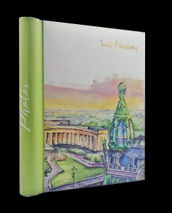 Фотоальбом магнитный 20л  23*28см спир. SPb.  Санкт-Петербург. Дом Зингера