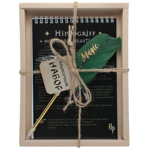 Блокнот А5  60л. "Гарри Поттер" кл. + ручка шар. "Волшебное перо"