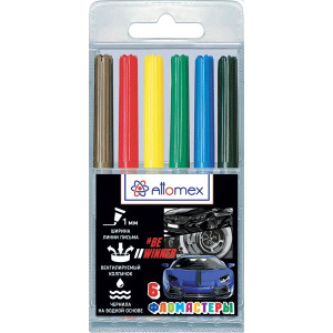 Фломастеры   6цв "Attomex. Speed Zone", вентил. колпачок, подвес