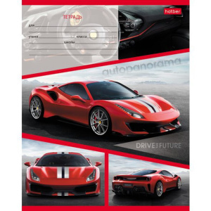 Тетрадь А5 18л лин.      "Автопанорама"