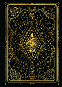 Точкабук А6  64л., 7БЦ "Magic. Черный" мат.лам., тиснение