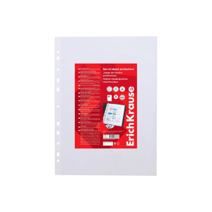 Файл с перфорацией А4 Glossy Clear 60мкм / 10 шт/уп.