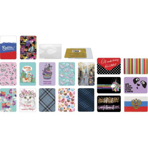 Обложка для Карт и Пропусков "deVENTE" 64x96 мм, ПВХ ассорти