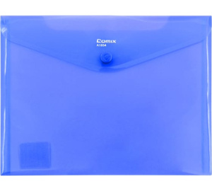 Конверт на кнопке А5 BLAZE синий