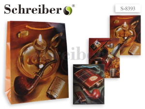 Пакет подар. бумажн. 23*18*10 см, Мужской