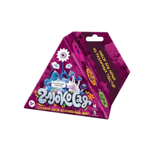 Набор для творчества "Глюкосад. Розовый набор малый" 3 вида пластилина 5+