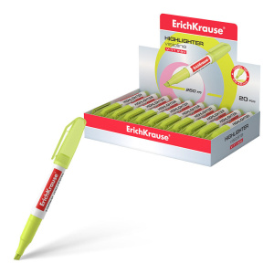 Текстовыделитель EK Visioline Mini  V-11  0,6 - 4,0мм, жёлтый