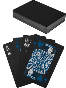 Карты игральные 54шт,  "Бет" синий + серебро