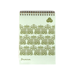 Блокнот А5  30л  "Premium Immature pistachio" незрелая фисташка, гребень