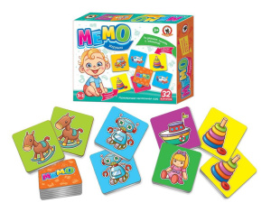 Игра Мемо "Игрушки" 32 карточки 3+