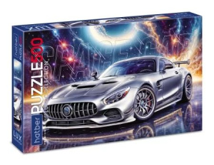 Пазлы  500 элементов  480*330мм. "LUX. Space Car" мат.лам., 3Dфольга, Premium