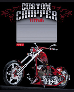 Тетрадь А5 18л лин. Hatber "Автомото" 5диз.в блоке, белизна 100%