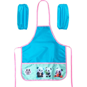 Набор Нарукавники + накидка для труда 540*450мм 3 кармана " Yummy Panda"