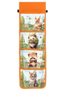 Мешок для обуви/нужных вещей, подвесной 240*800 "Зверята"