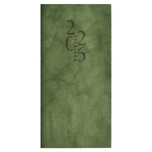 Еженедельник дат. 2026г (80*165мм) 64л., кожзам., мягк.пер. "Тиволи глосс хаки"