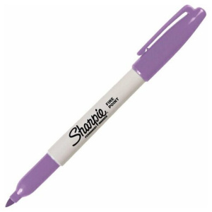 Маркер перманентный 1,0 мм  ежевичный Sharpie "Fine"