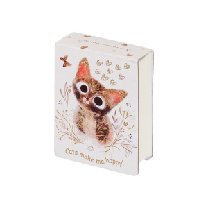 "SMART JOURNAL" А7, 250 Л, "LOVE ME.МИЛЫЙ КОТИК", ОТРЫВНОЙ БЛОК