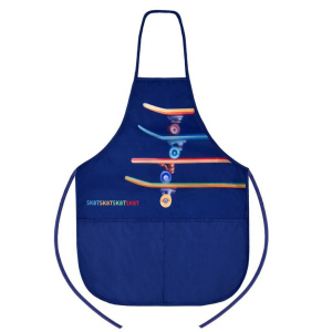 Фартук для труда 530*445мм 2 кармана "Скейтборды"